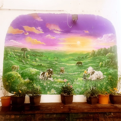 cows painting